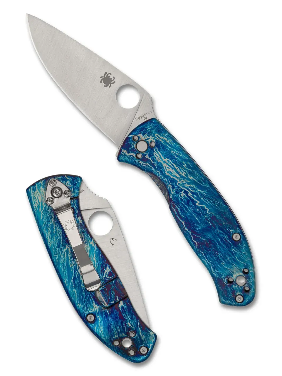 Spyderco Tenacious R.I.L. Taschenmesser D2 Disarray