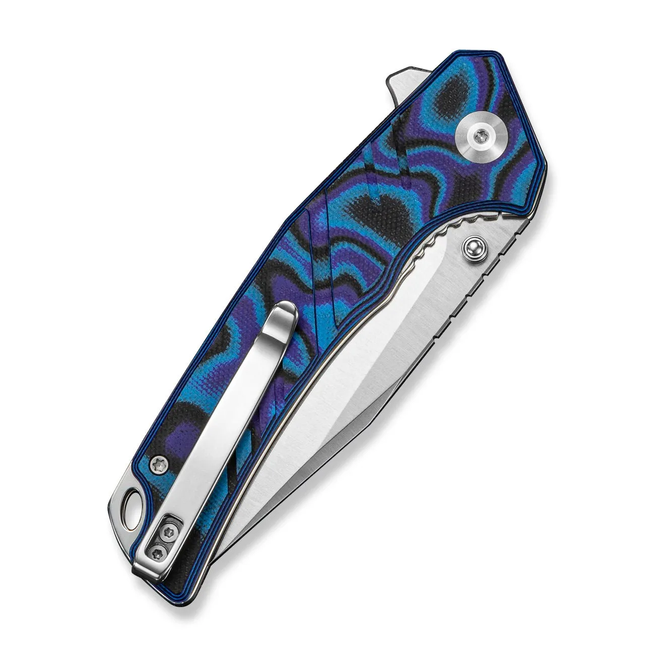 SENCUT Quirk S25099-3 Taschenmesser Blau-Lila D2