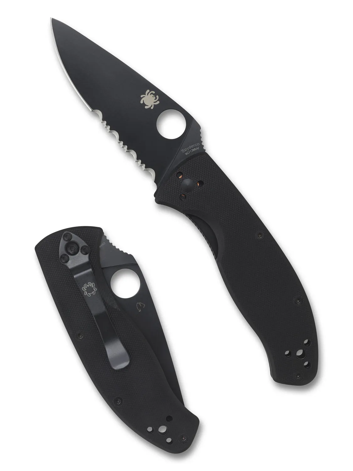 Spyderco Tenacious Klappmesser Combo G-10 schwarz