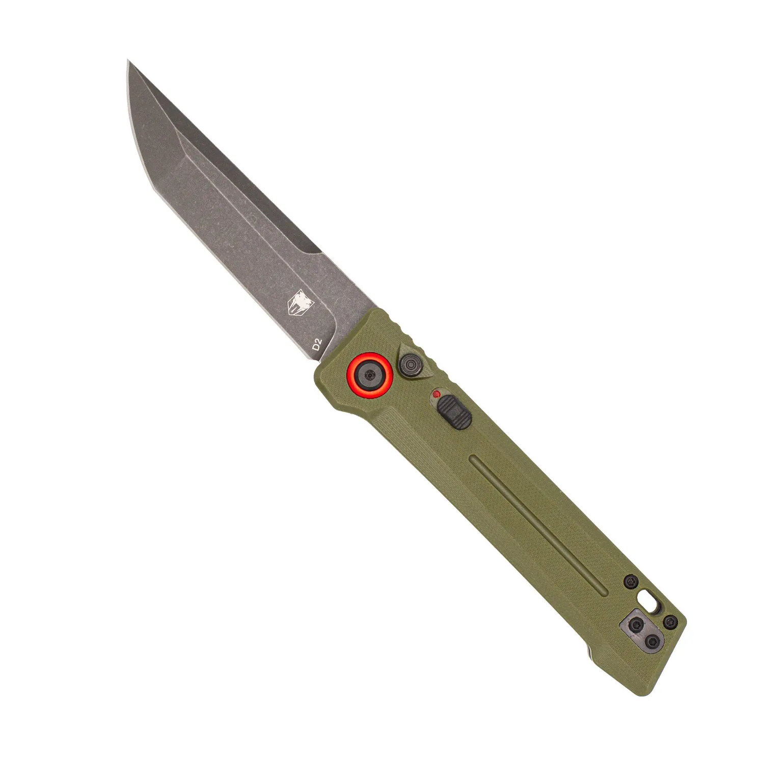 CobraTec Inferno Automatikmesser Tanto D2 Schwarz