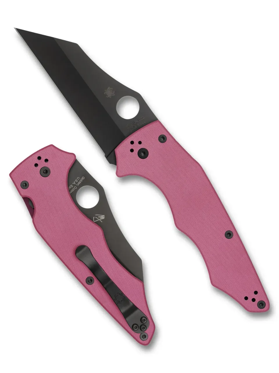 Spyderco YoJumbo Pink G-10 Taschenmesser Sprint Run S30V