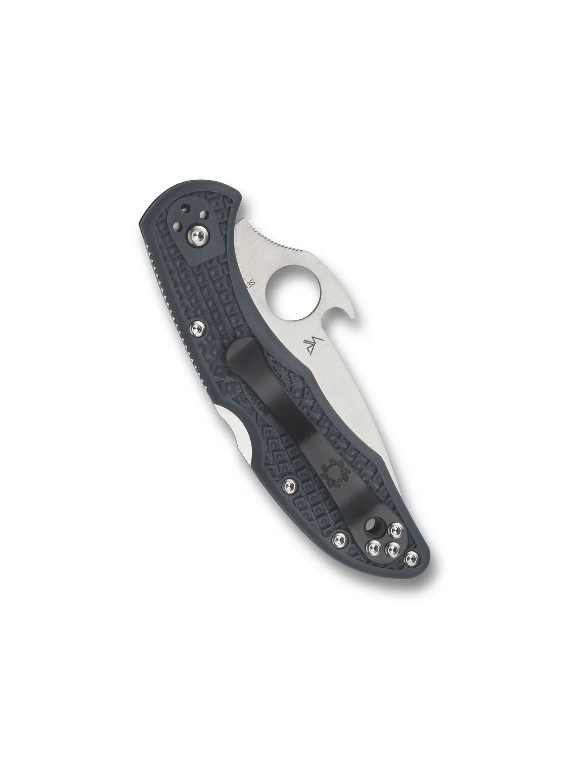 Spyderco Delica 4 Lightweight Emerson Taschenmesser Grau