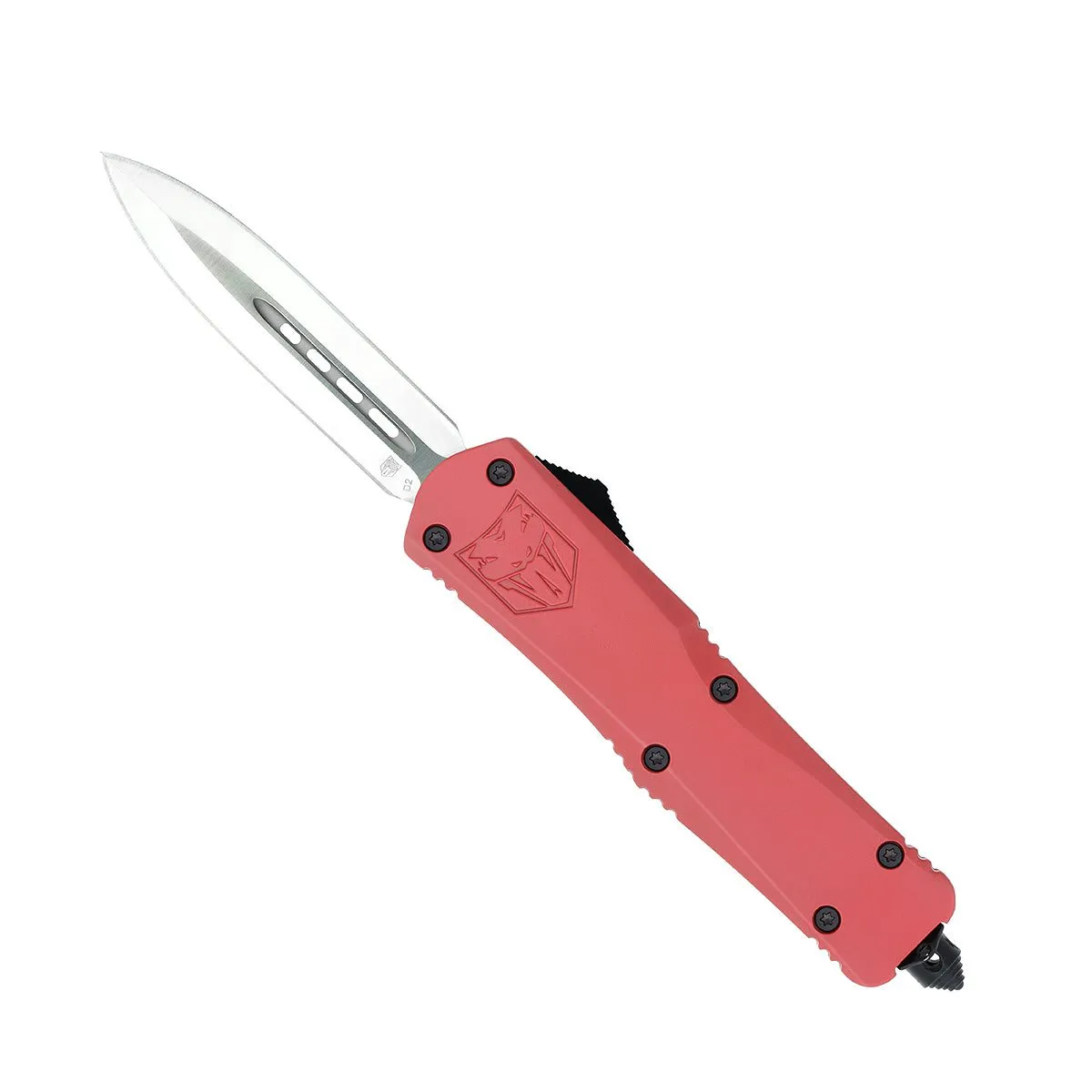 CobraTec FS-3 Large OTF-Messer Rot Cerakote D2