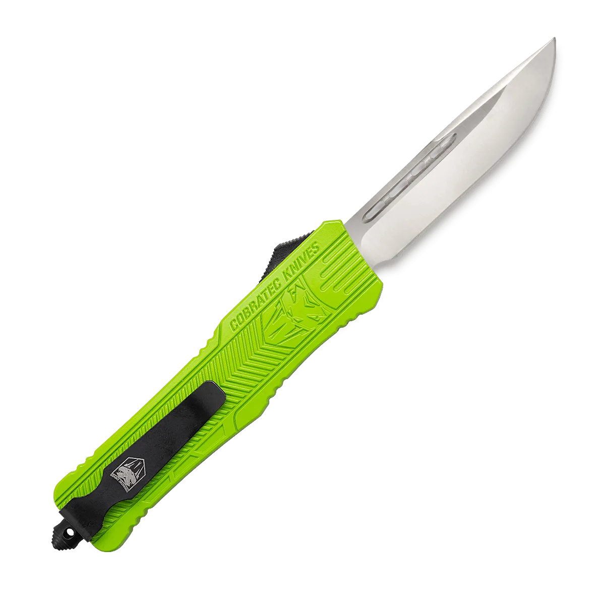 CobraTec CTK-1 OTF-Messer Large Zombie Green D2