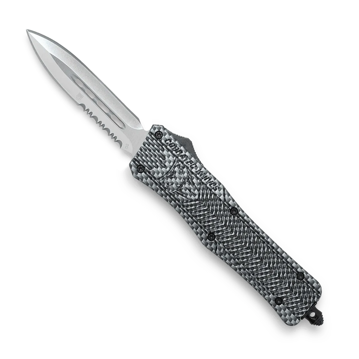 CobraTec CTK-1 Medium OTF Messer Carbon D2