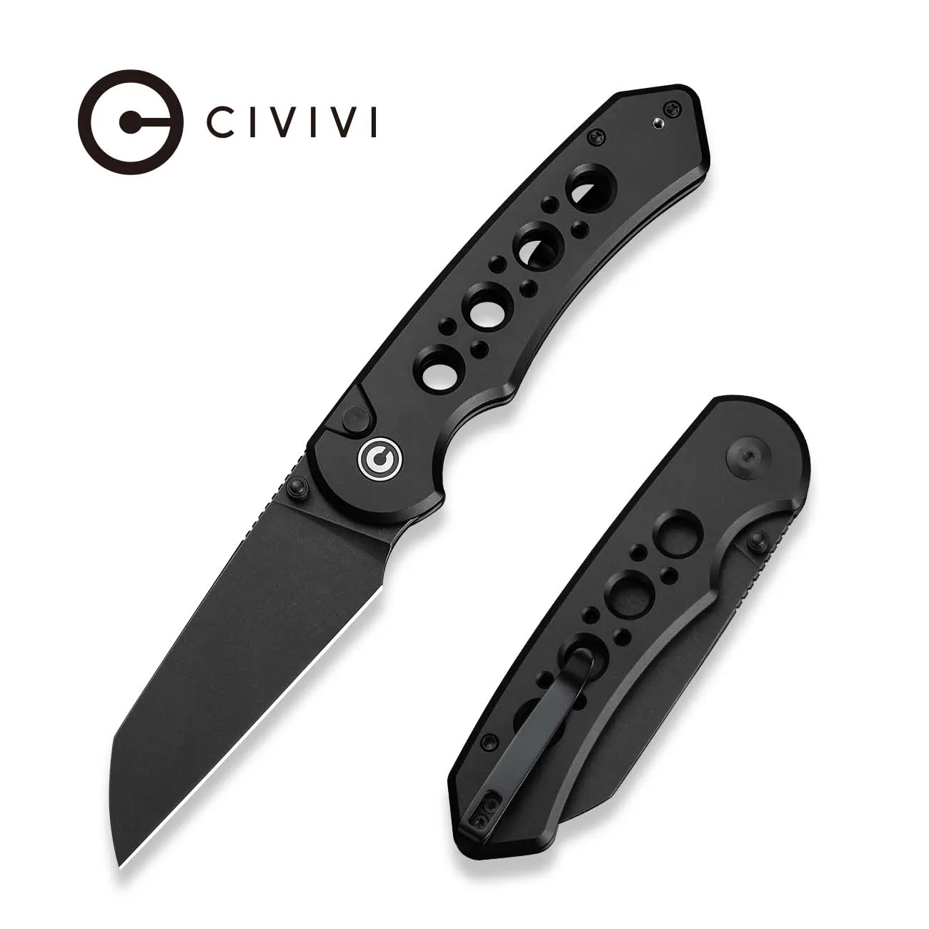 Civivi Pragma Prime C24067-1 Klappmesser Schwarz 14C28N