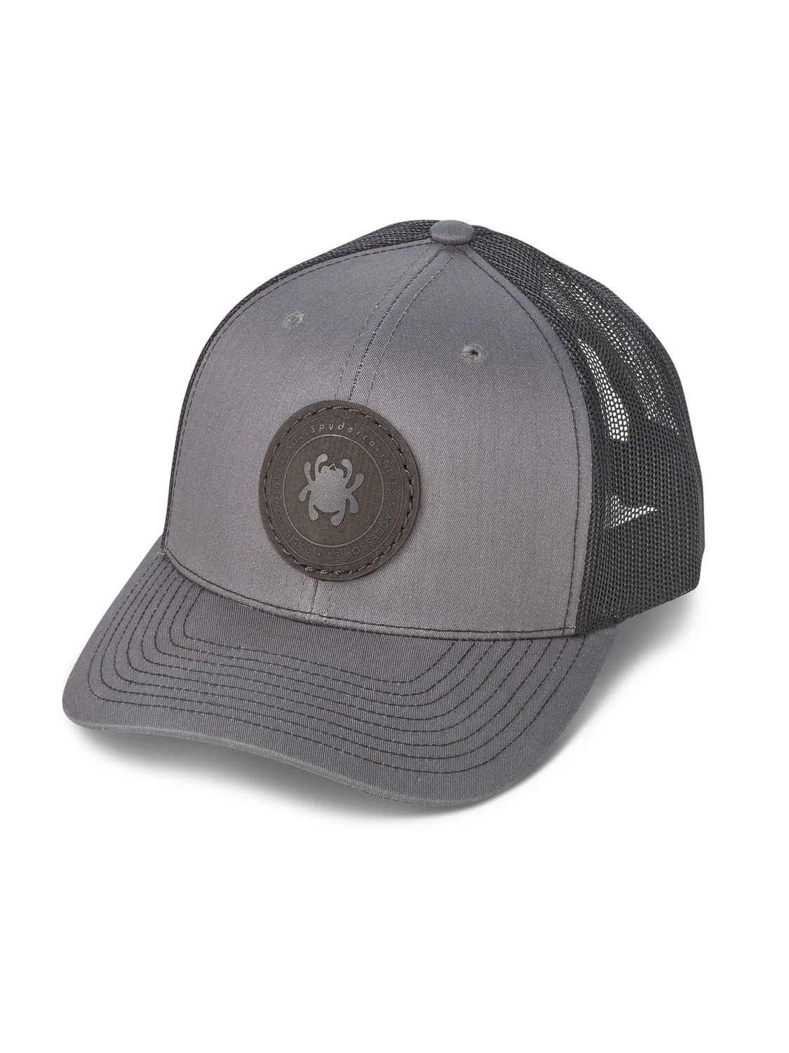 Spyderco Trucker Hat Cap Lederpatch 3 Farben