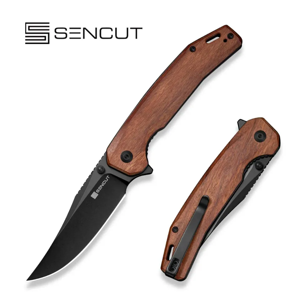 SENCUT Vornix S25038-3 Taschenmesser Holz 9Cr18MoV