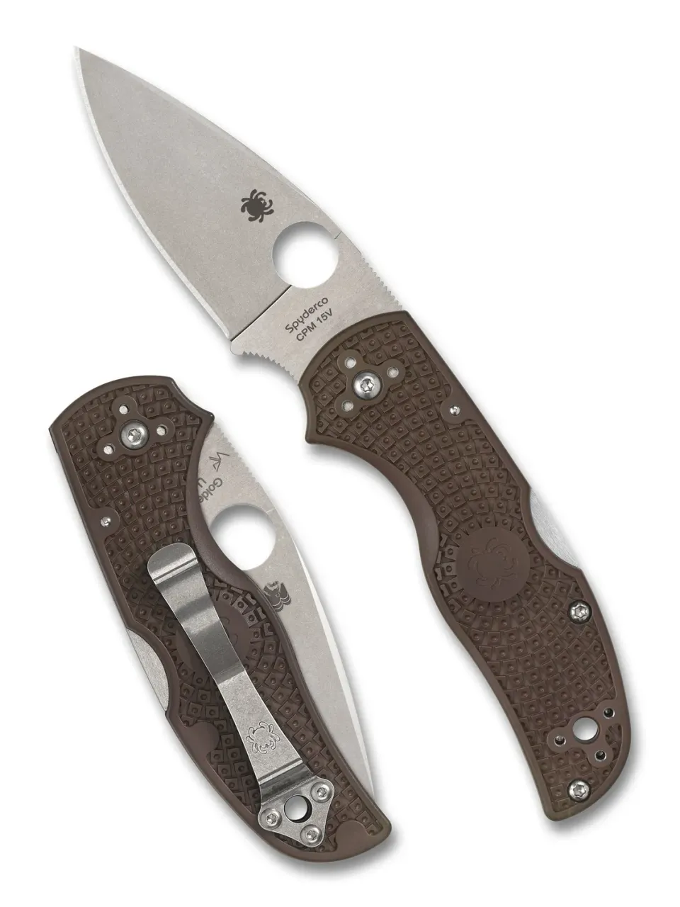 Spyderco Native 5 Taschenmesser CPM 15V Braun Sprint
