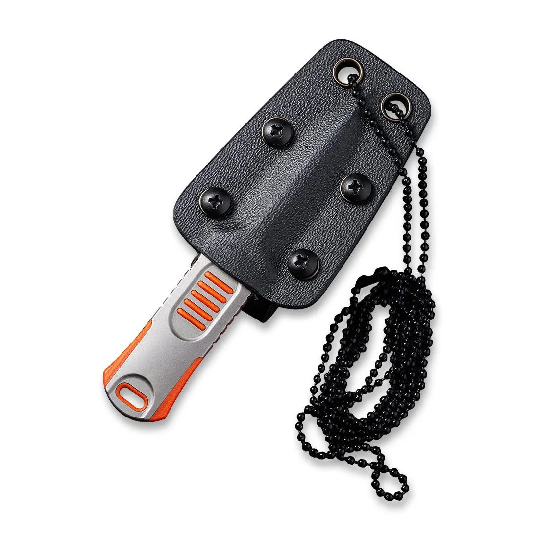 WeKnife OSS 2017B Neck Knife Orange CPM 20CV