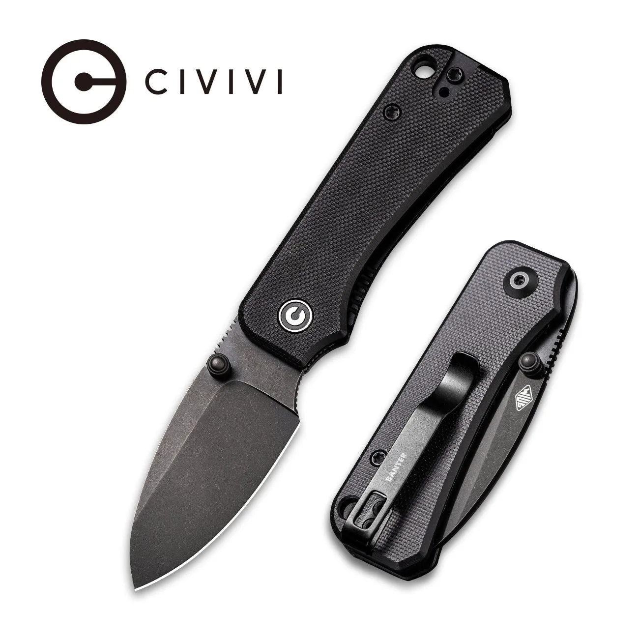 CIVIVI Baby Banter C19068S-2 Taschenmesser Nitro-V schwarz
