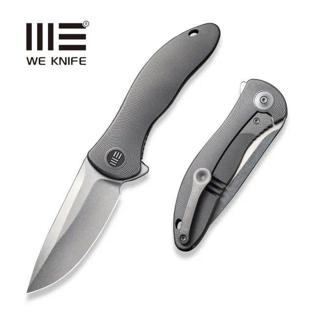 WeKnife Synergy2v2 WE18046D-1 Klappmesser Titan grau
