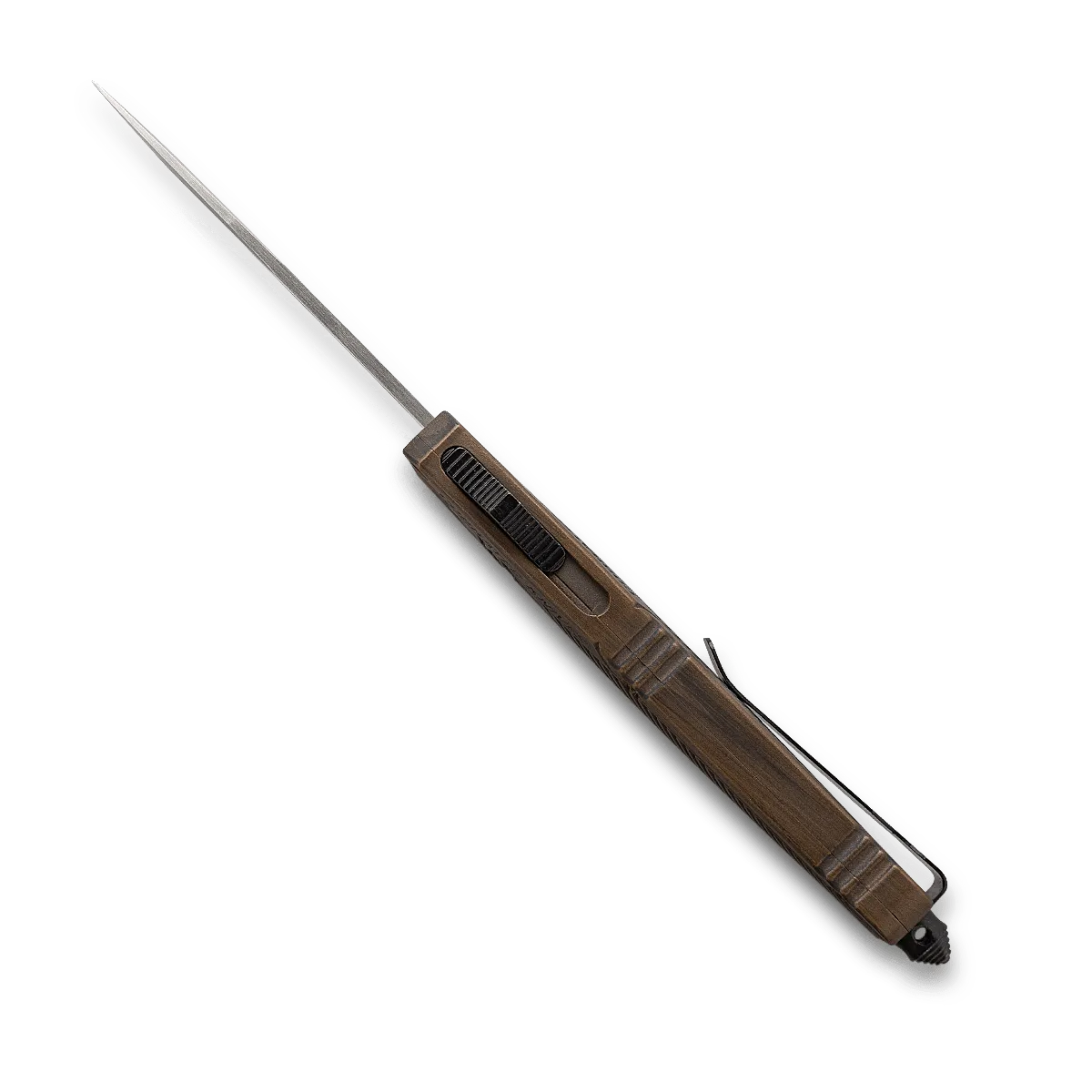 CobraTec CTK-1 Medium OTF-Messer Bronze Distressed