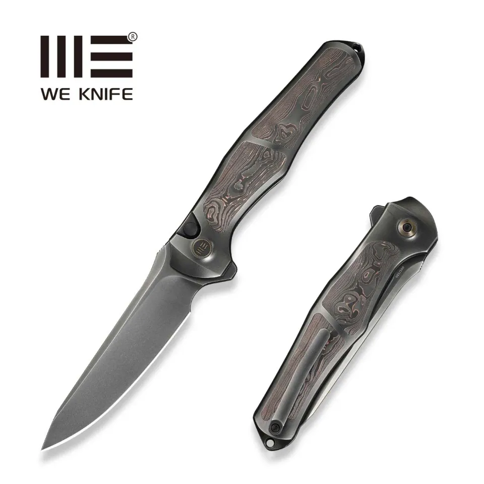 WeKnife 702XI WE07B-3 Klappmesser Titan Kupfer M390