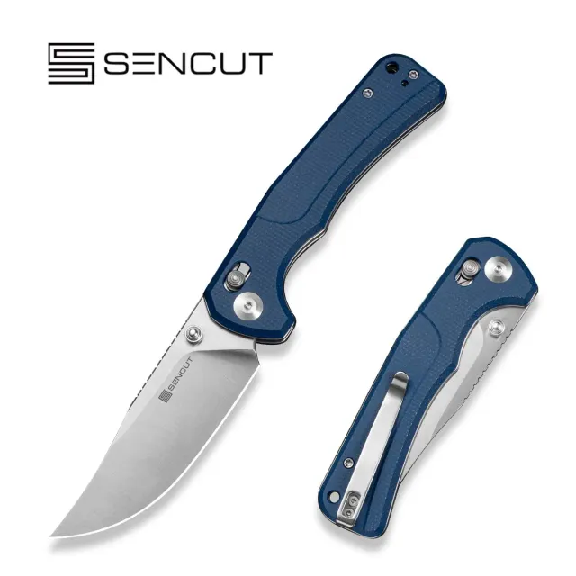 SENCUT Slybolt S25001A-2 Taschenmesser Micarta Blau