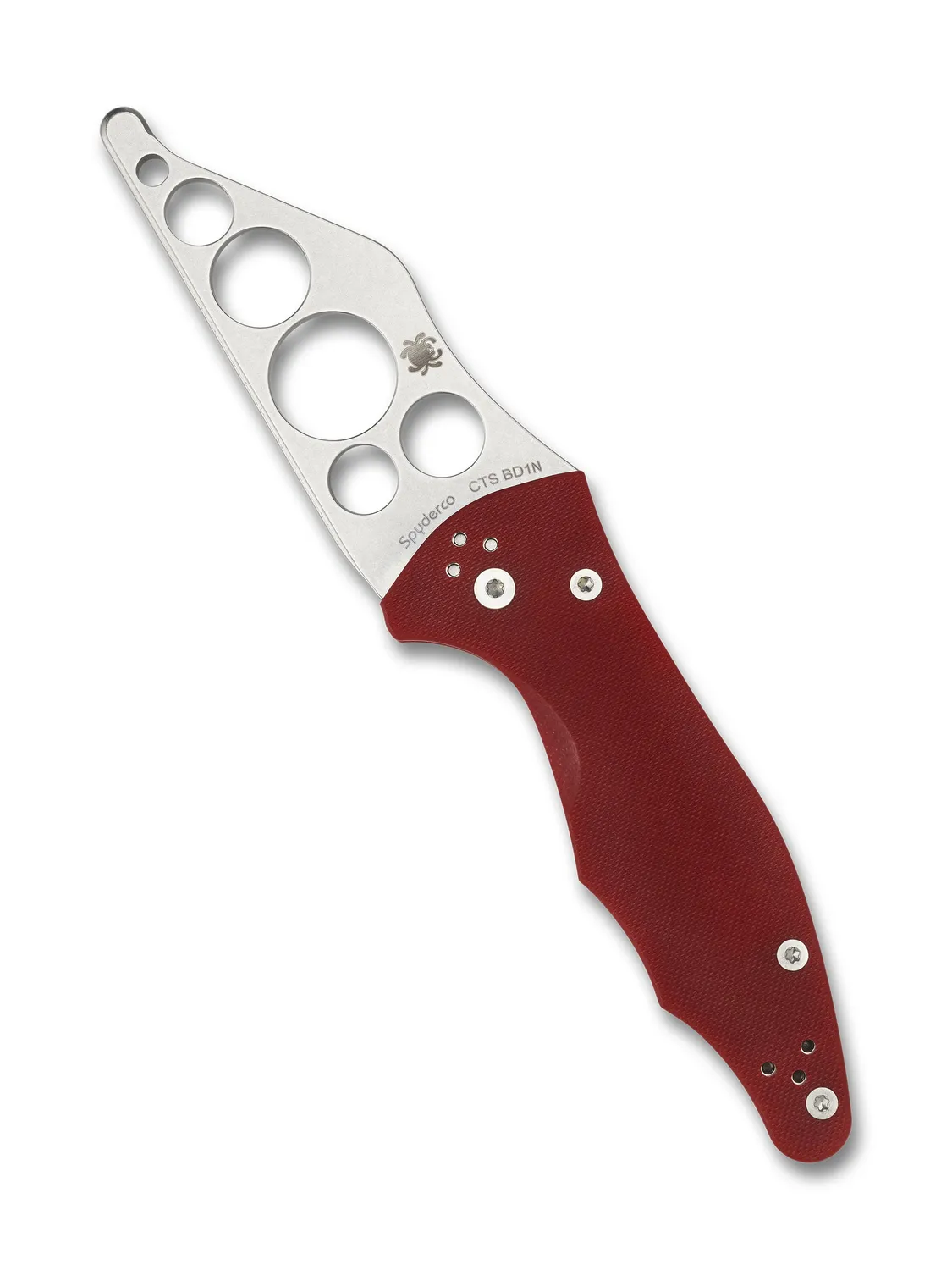 Spyderco Yojimbo 2 Trainer Trainingsmesser rot BD1N
