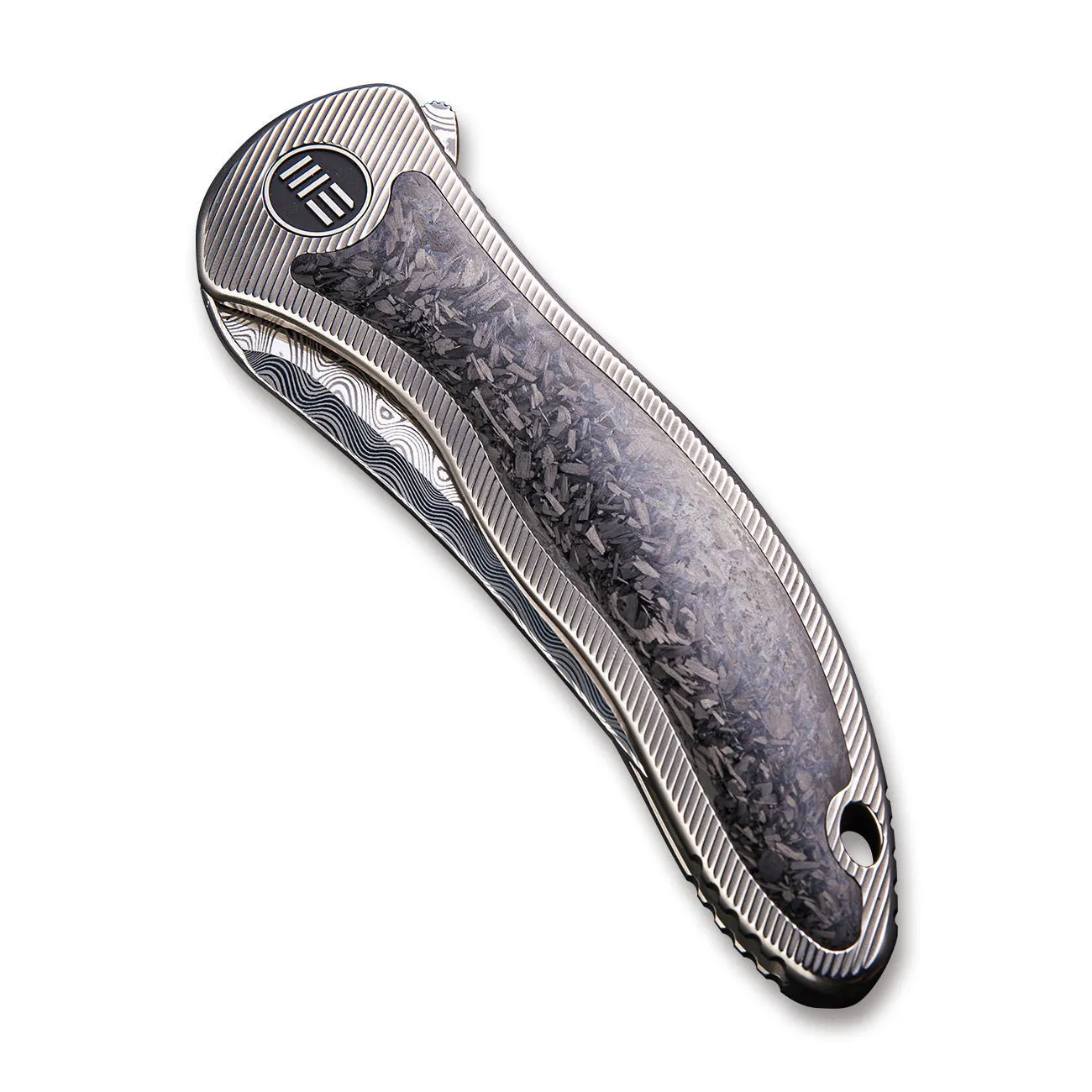 WeKnife Synergy2 912CF-DS1 Taschenmesser Damasteel