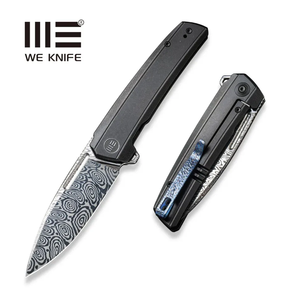 WeKnife Speedster WE21021B-DS1 Klappmesser Damasteel Titan