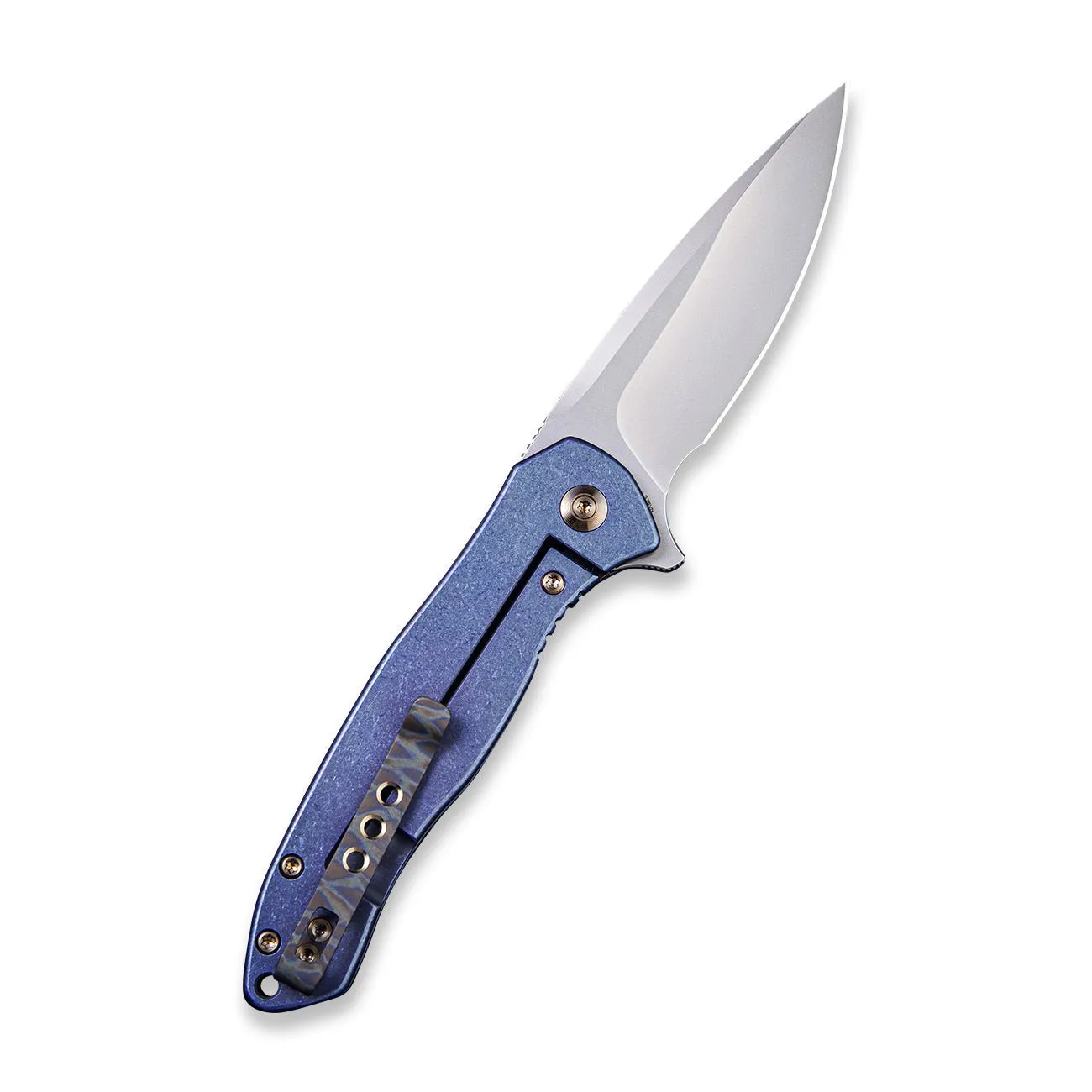 WeKnife Kitefin 2001F Klappmesser Titan Blau S35VN