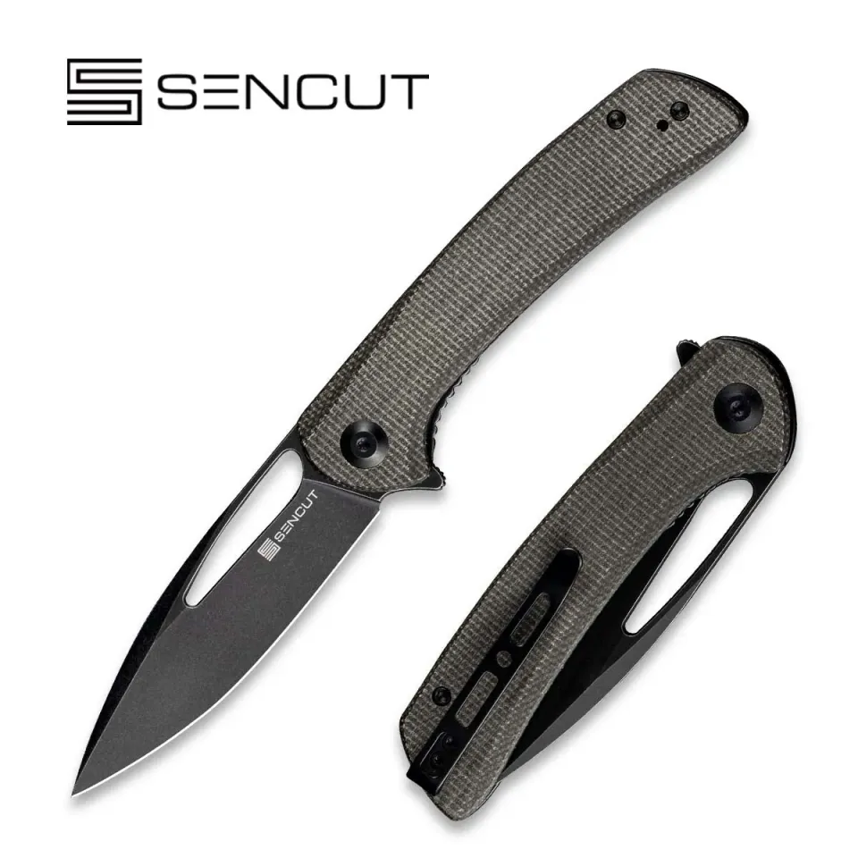 SENCUT Honoris SA07B Klappmesser Micarta dunkelgrün