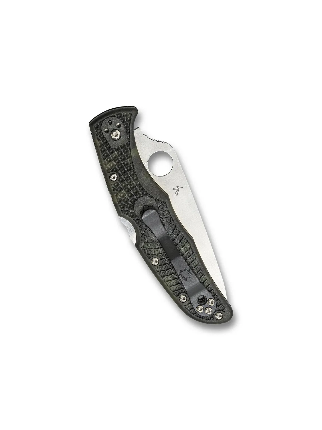 Spyderco Endura 4 Lightweight Taschenmesser Schwarz Flachschliff