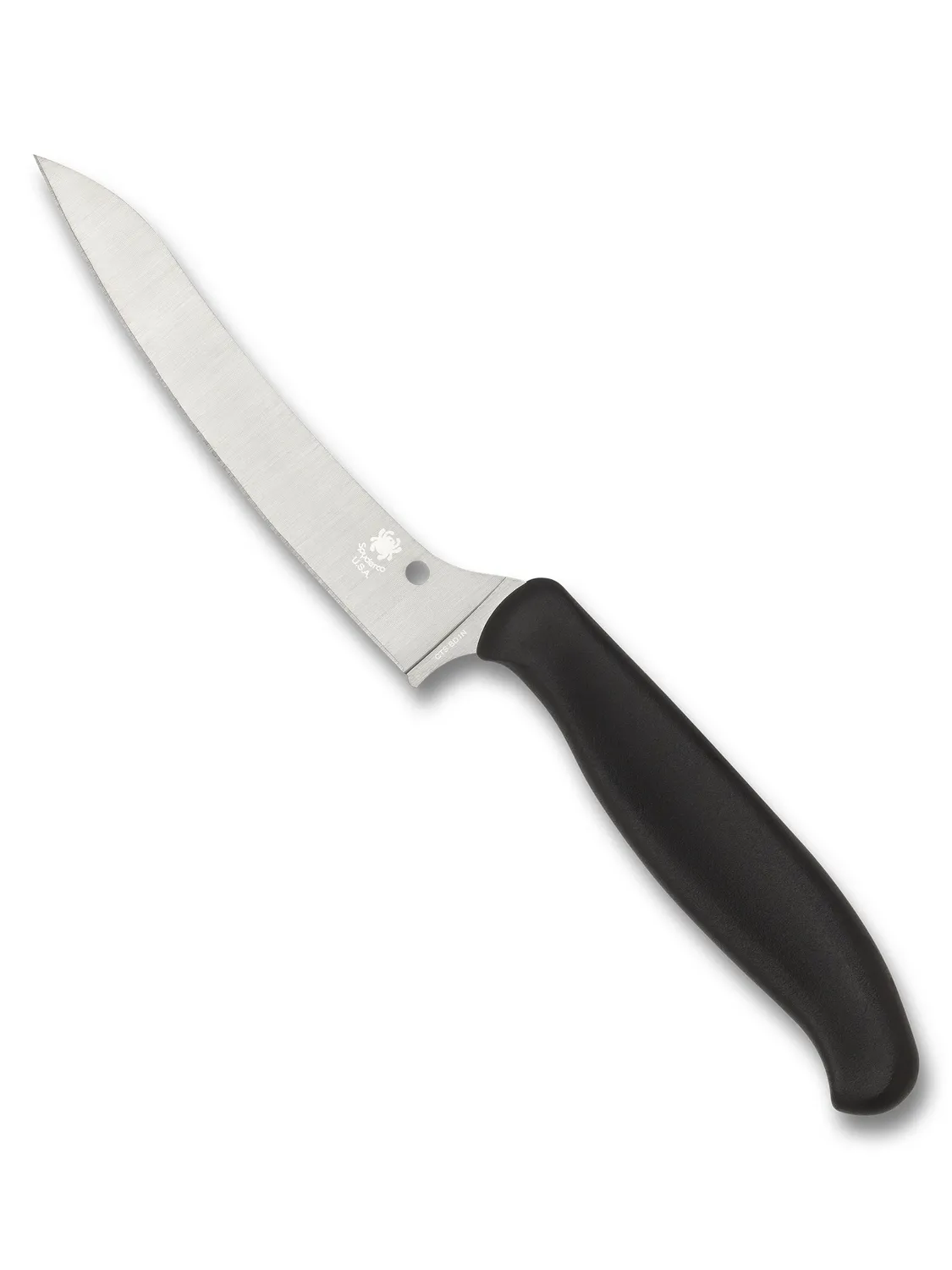 Spyderco Z-Cut Küchenmesser Pointed Tip Schwarz offset
