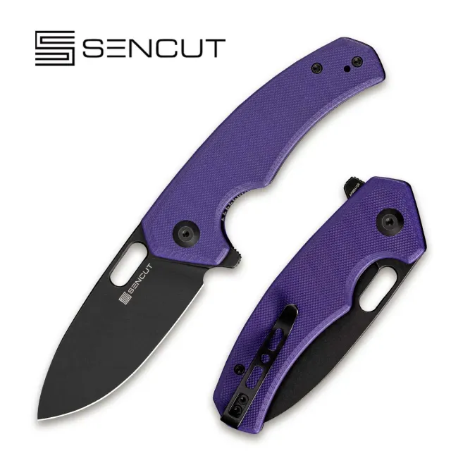 SENCUT Acumen SA06D Klappmesser Lila G10 9Cr18MoV