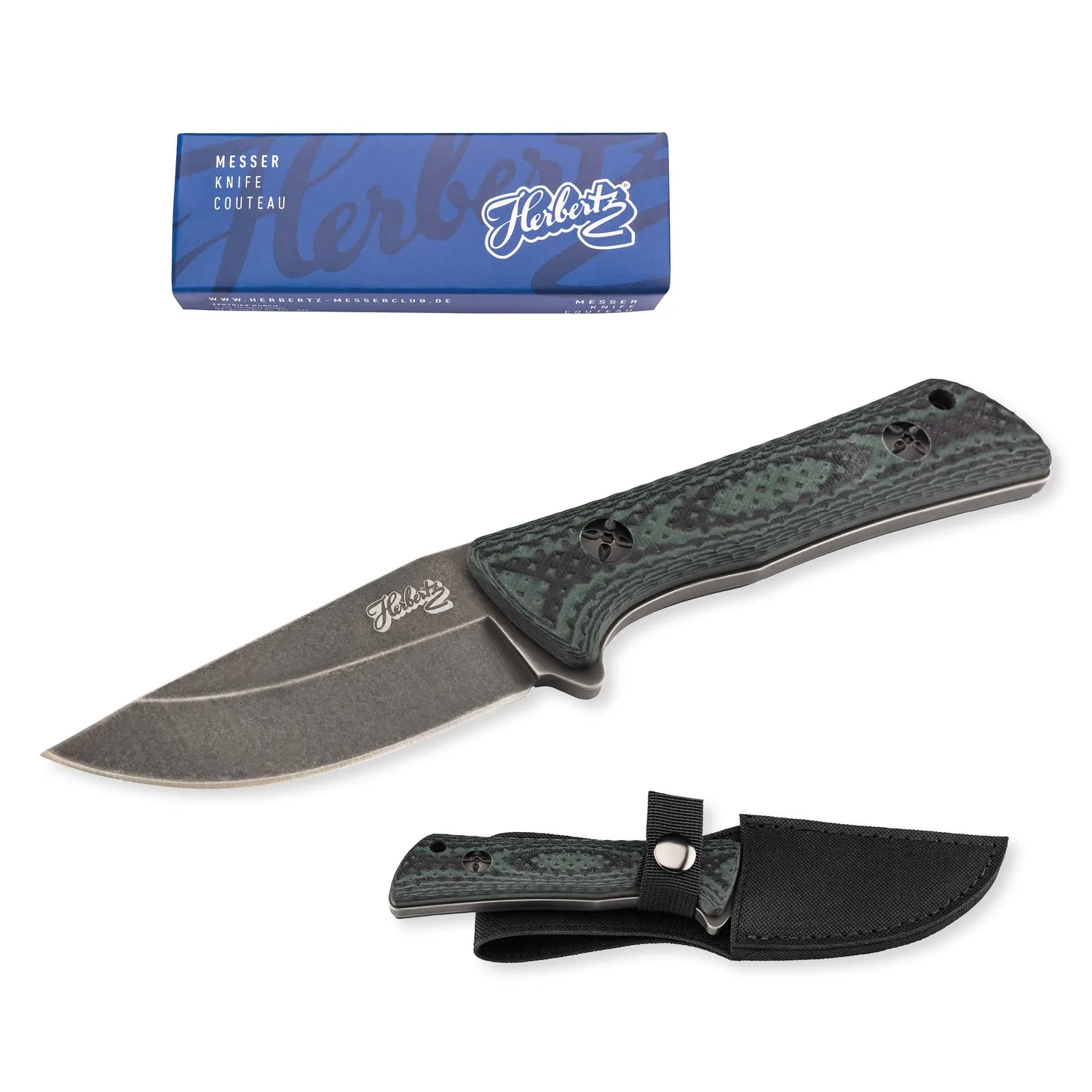 Herbertz Top Collection Gürtelmesser 420 Full Tang 8,3 cm G10