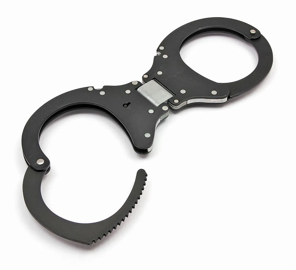 Clejuso 19R Handschellen Edelstahl mit Kette