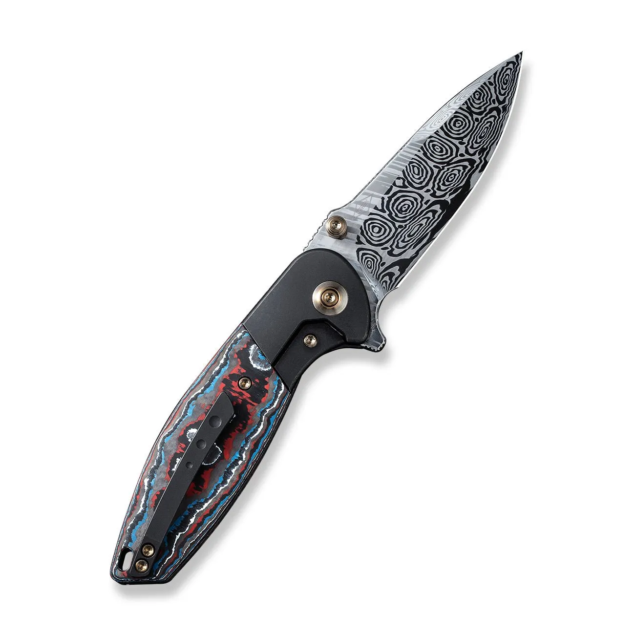 WeKnife Nitro Mini WE22015-DS1 Klappmesser Damast