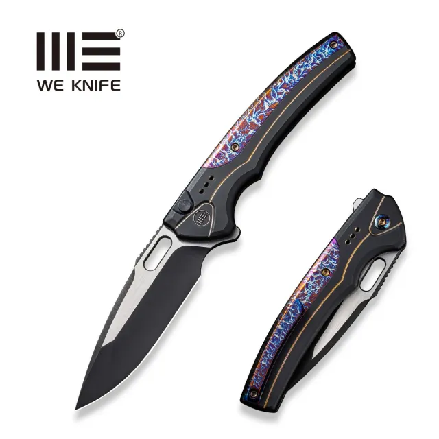 WeKnife Exciton WE22038A-4 Klappmesser Schwarz Button-Lock