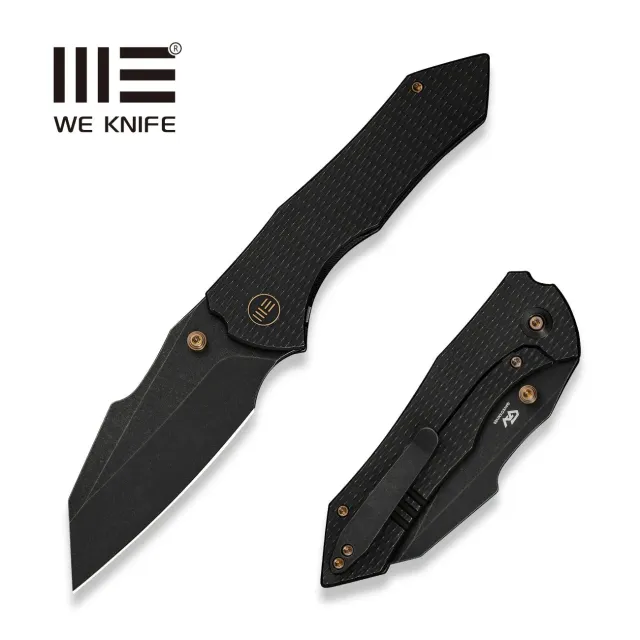 WeKnife High-Fin XL WE24010-1 Taschenmesser Schwarz 20CV