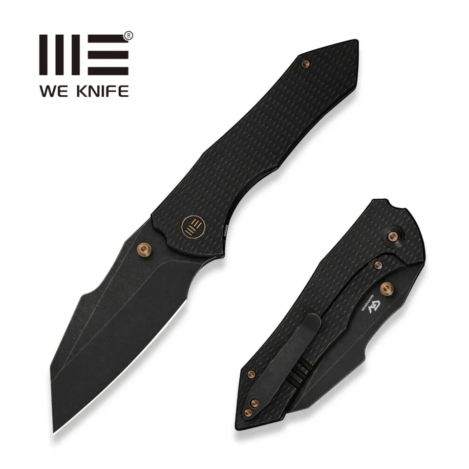 WeKnife High-Fin XL WE24010-1 Taschenmesser Schwarz 20CV