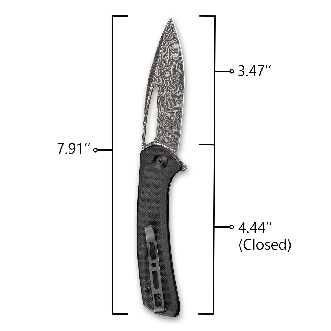 SENCUT Honoris SA07C Taschenmesser Damast G10