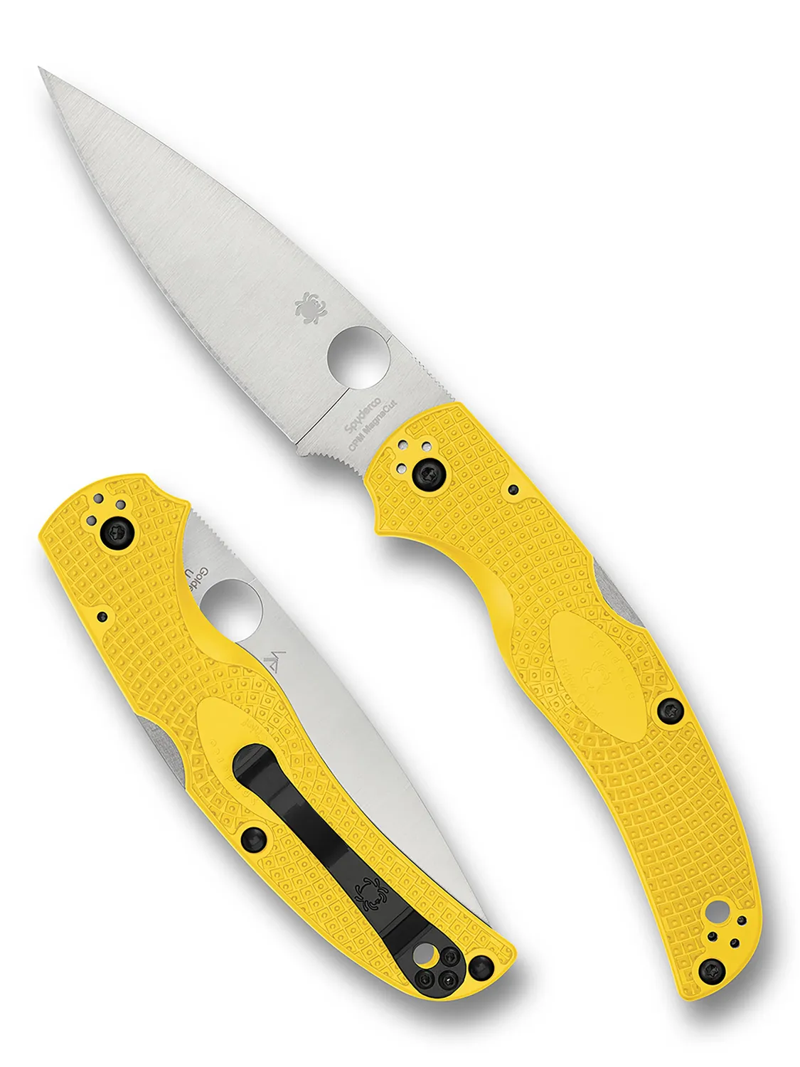 Spyderco Native Chief Lightweight Salt Klappmesser MagnaCut gelb glatt