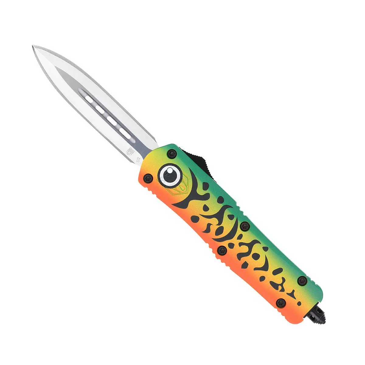 CobraTec FS-3 Green Lure OTF-Messer D2 Cerakote