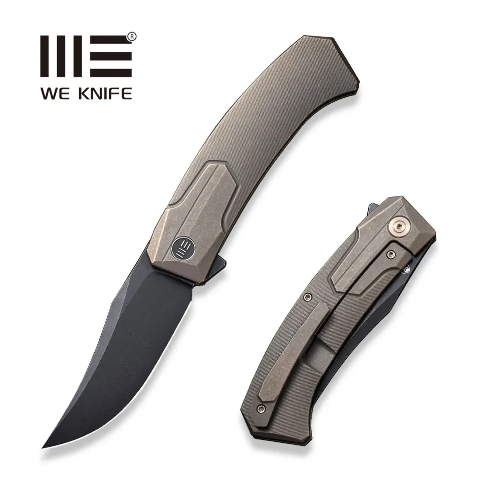 WeKnife Shuddan WE21015-3 Taschenmesser Bronze Titan 20CV