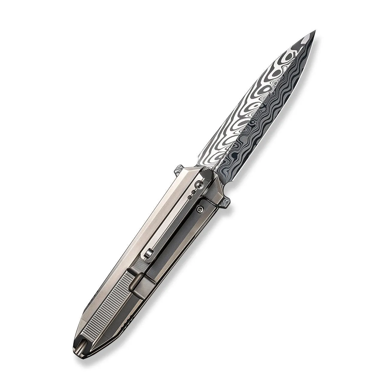 WeKnife Diatomic WE22032-DS1 Klappmesser Titan Damasteel