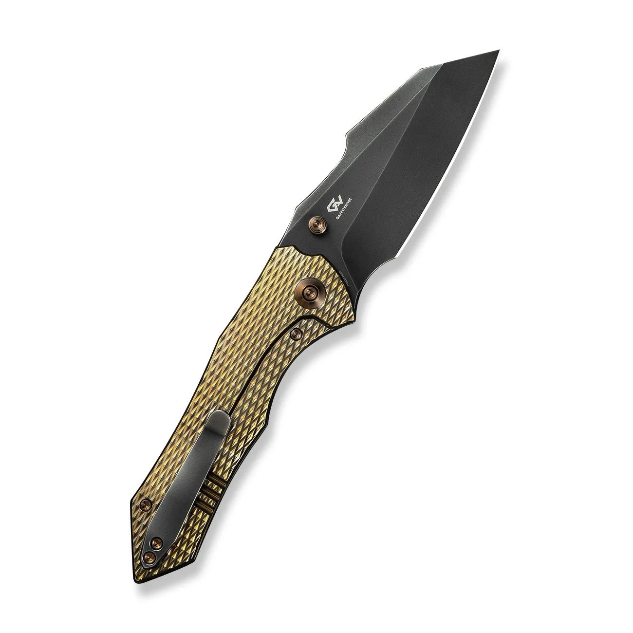 WeKnife High-Fin XL WE24010-3 Taschenmesser Gold 20CV