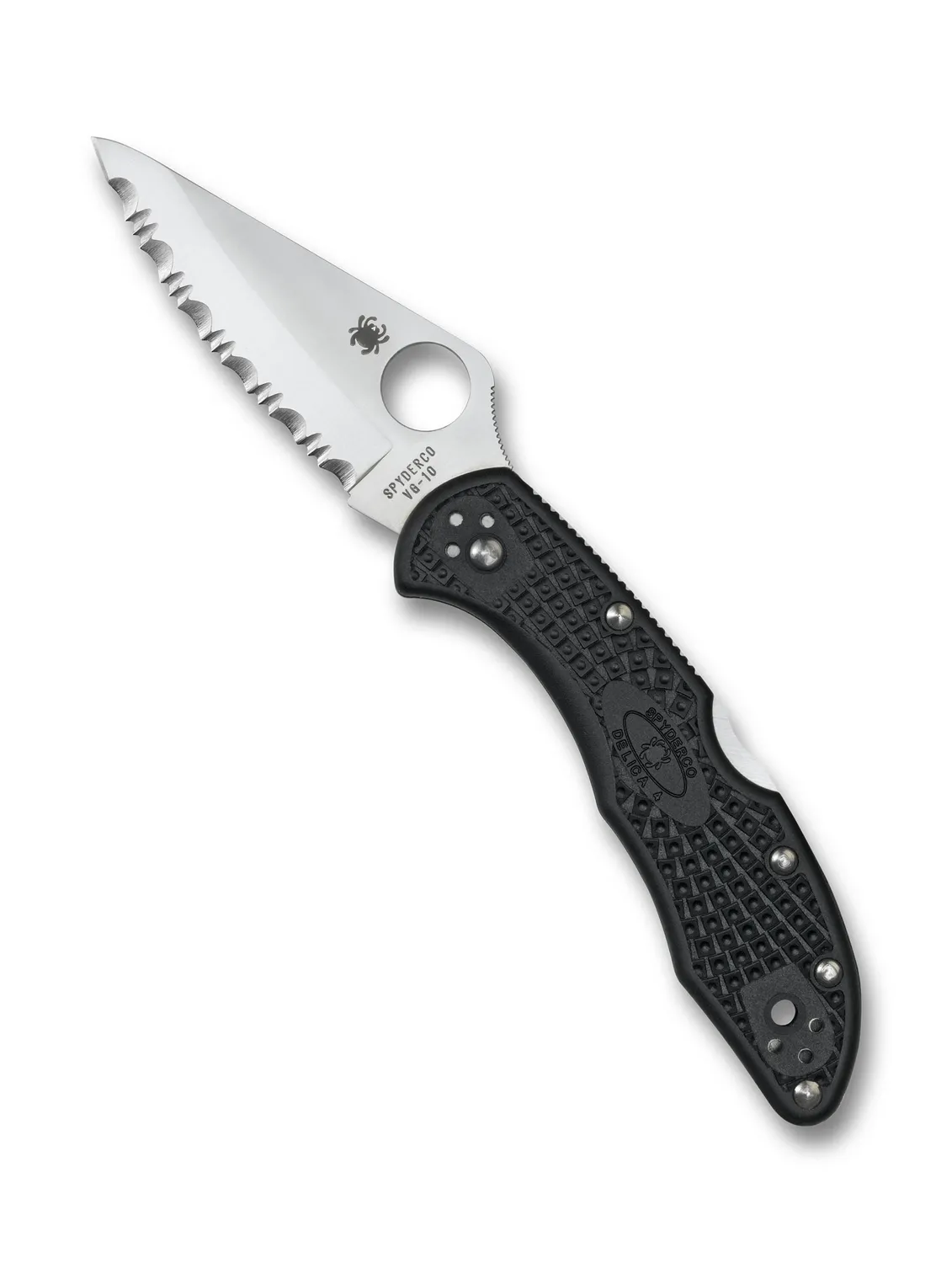 Spyderco Delica 4 Lightweight Taschenmesser Schwarz VG-10