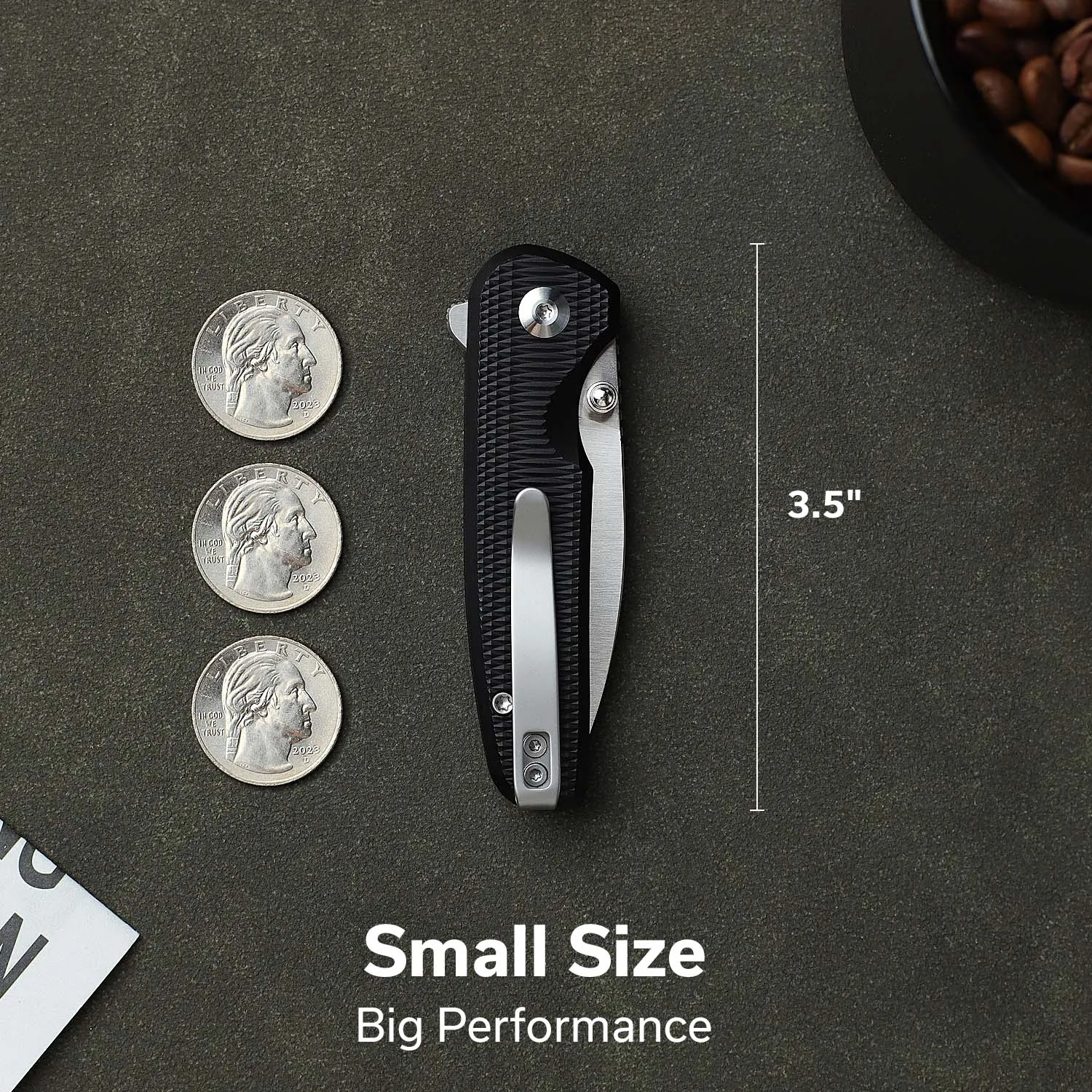 Civivi Mini Shakan C20052F-1 Taschenmesser Alu Button Lock