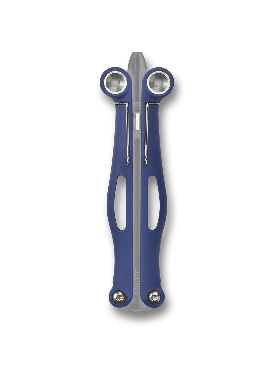 Spyderco BaliYo Wing Balisong-Stift blau-grau
