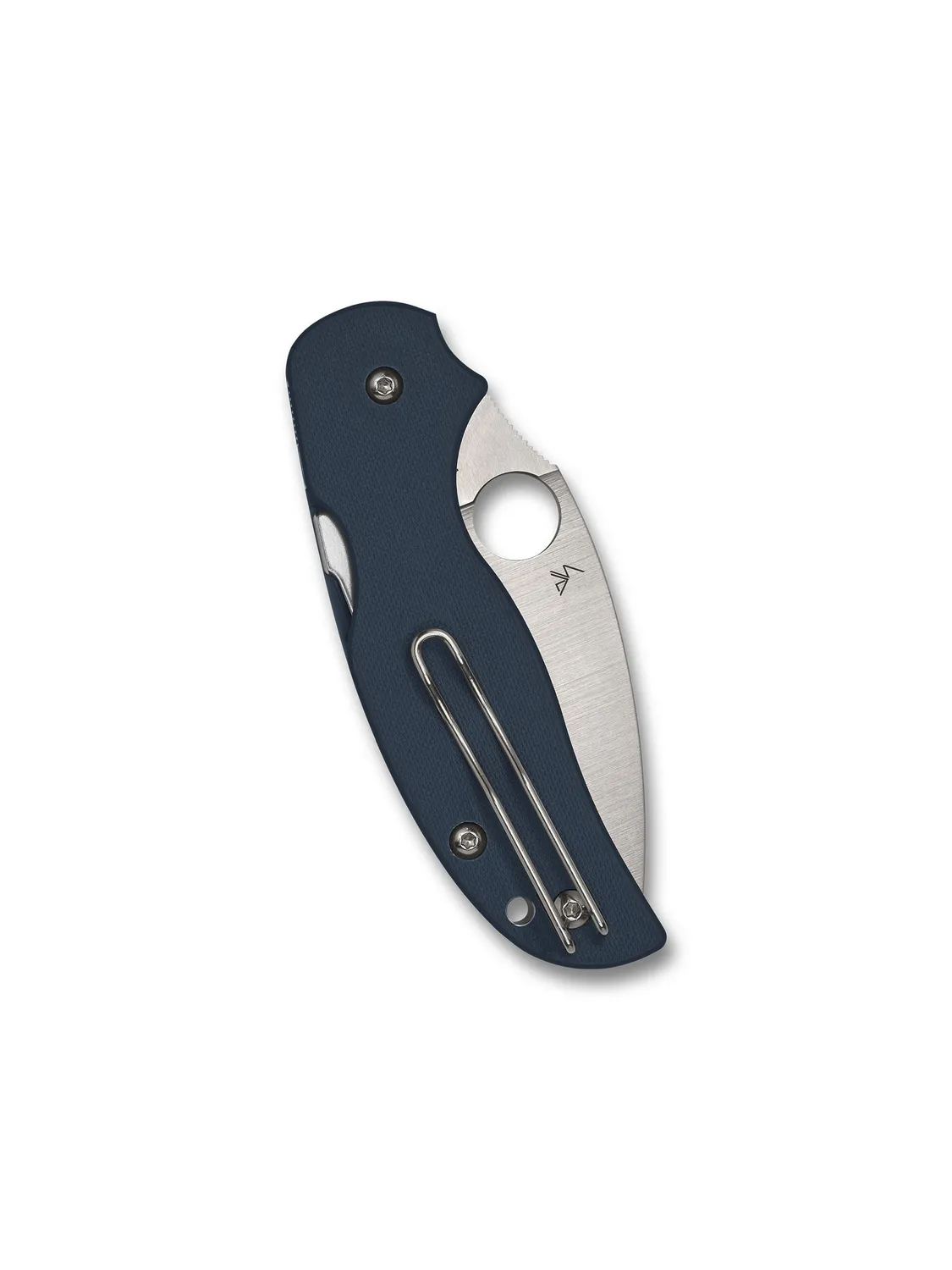 Spyderco Sage 5 CPM SPY27 Taschenmesser Blau Drahtclip
