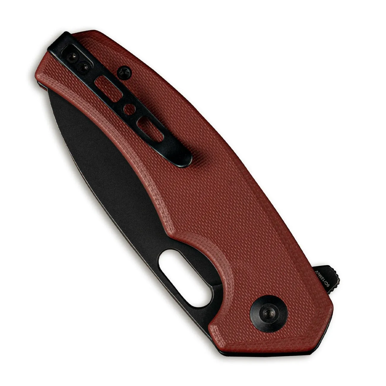 SENCUT Acumen SA06B Taschenmesser Burgundy Drop-Point