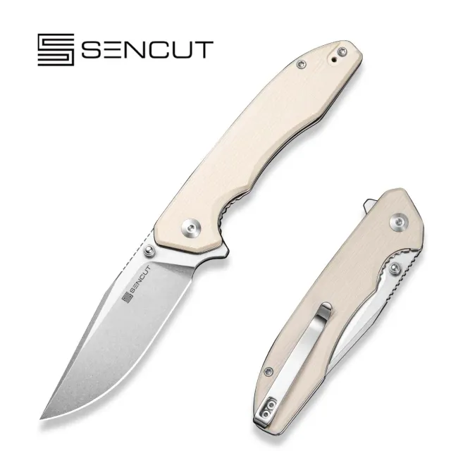 SENCUT Sylor S25056-2 Taschenmesser Ivory Clip-Point