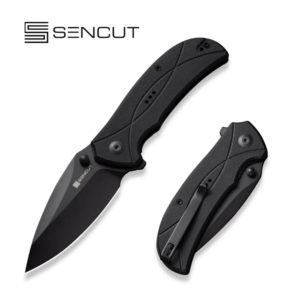 SENCUT Hyrax S23097-1 Klappmesser Schwarz 9Cr18MoV