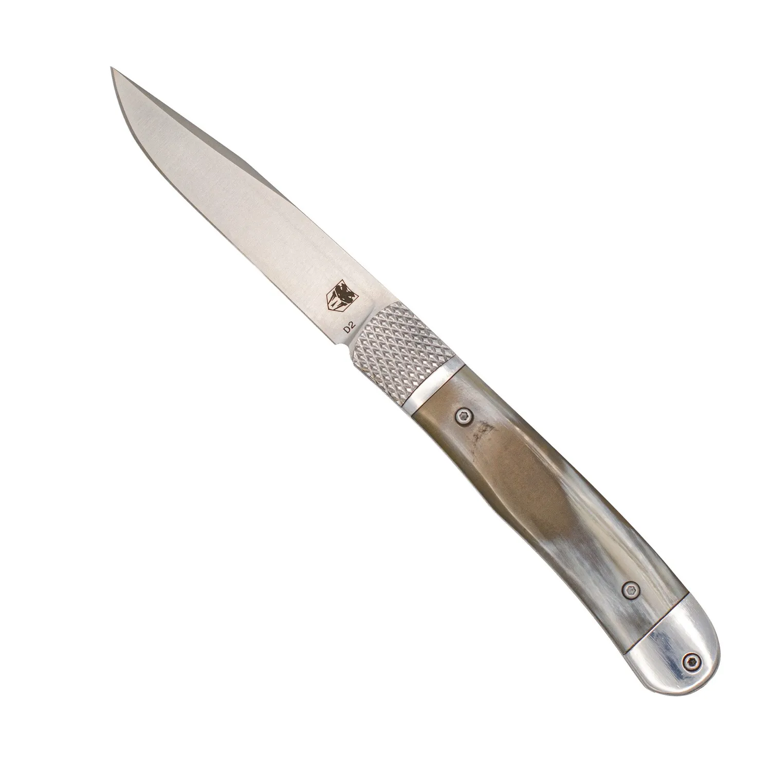 CobraTec Trapper Hidden Release Klappmesser Golden Horn D2
