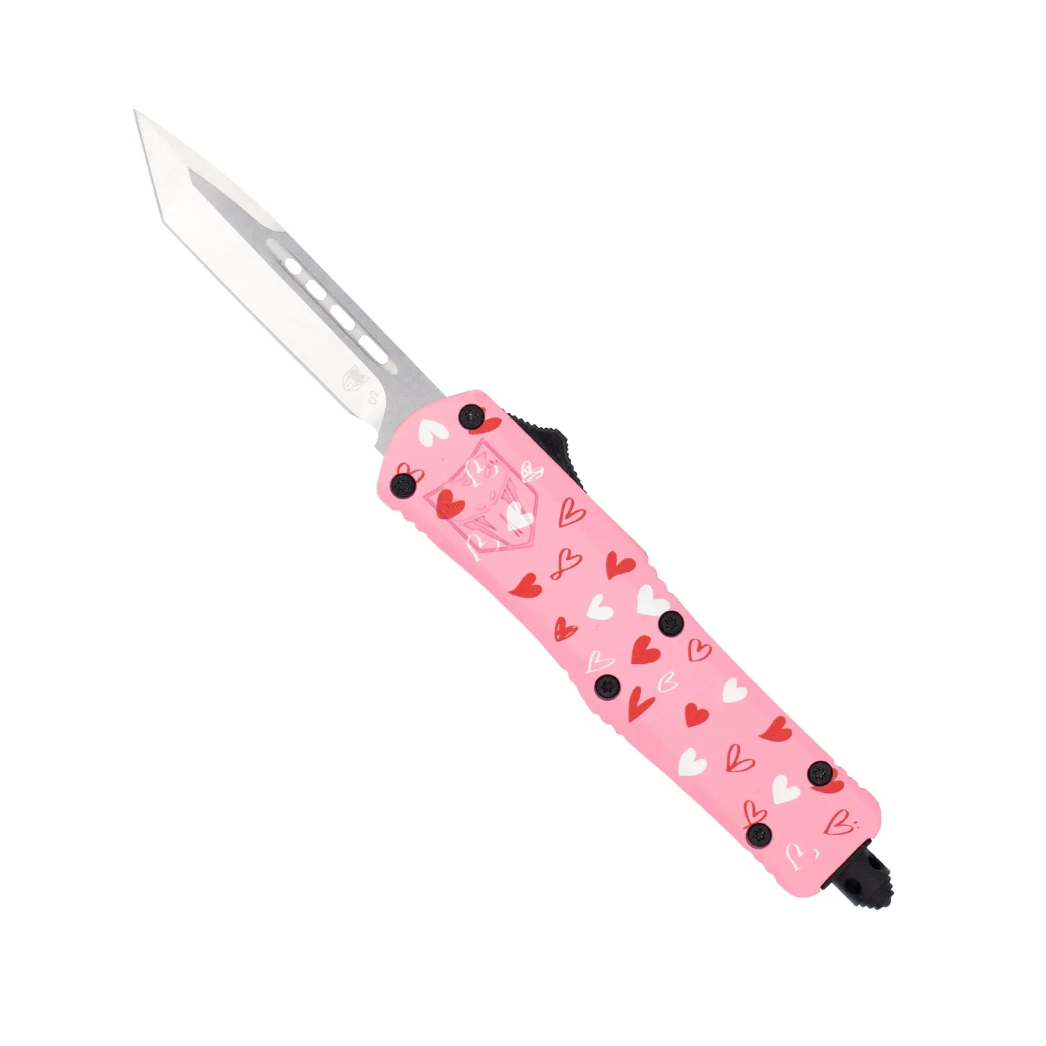 CobraTec FS-3 Small OTF-Messer Pink Love Warrior D2
