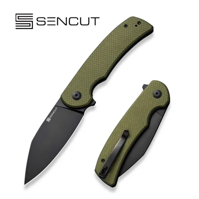 SENCUT Omniform S23064-1 Klappmesser G10 OD-Grün groß