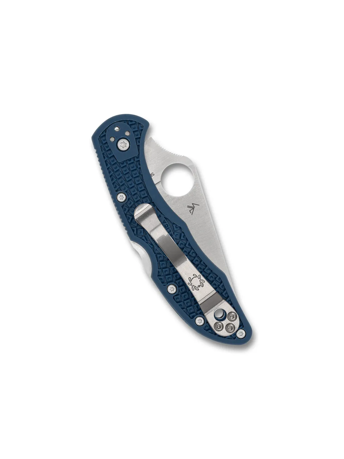 Spyderco Delica 4 CPM SPY27 Klappmesser blau PlainEdge